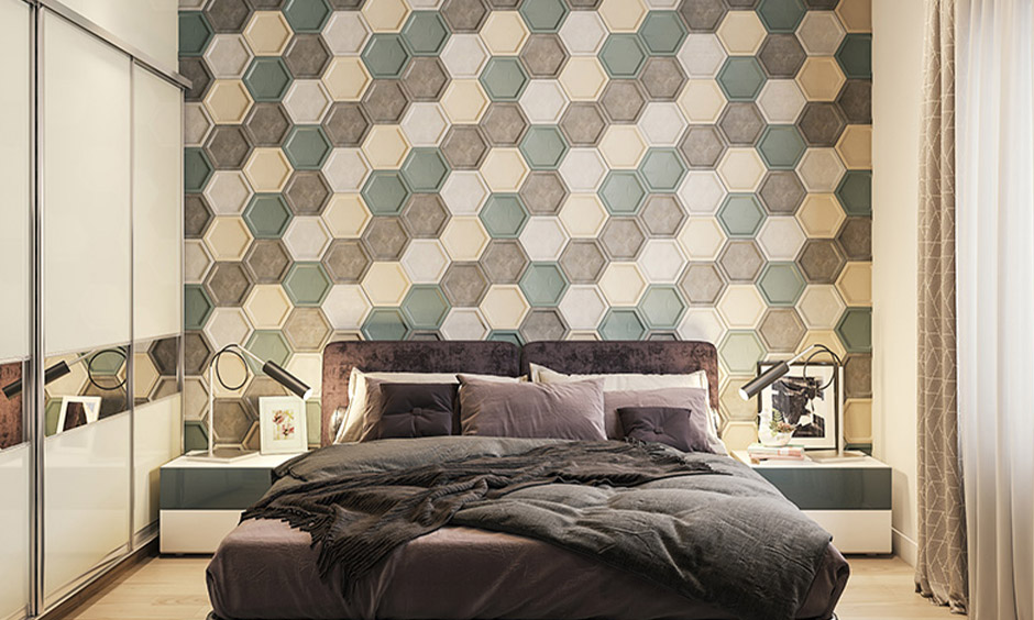 Stylish bedroom wall decor ideas with 3d wallpaper