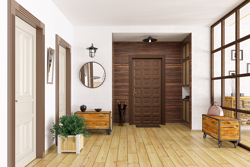 Vastu ideas for your house where placing mirror at a 90-degree angle to the door to attract positivity energy