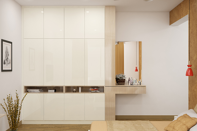 Wardrobe for bedroom design where you must first measure up space in your room