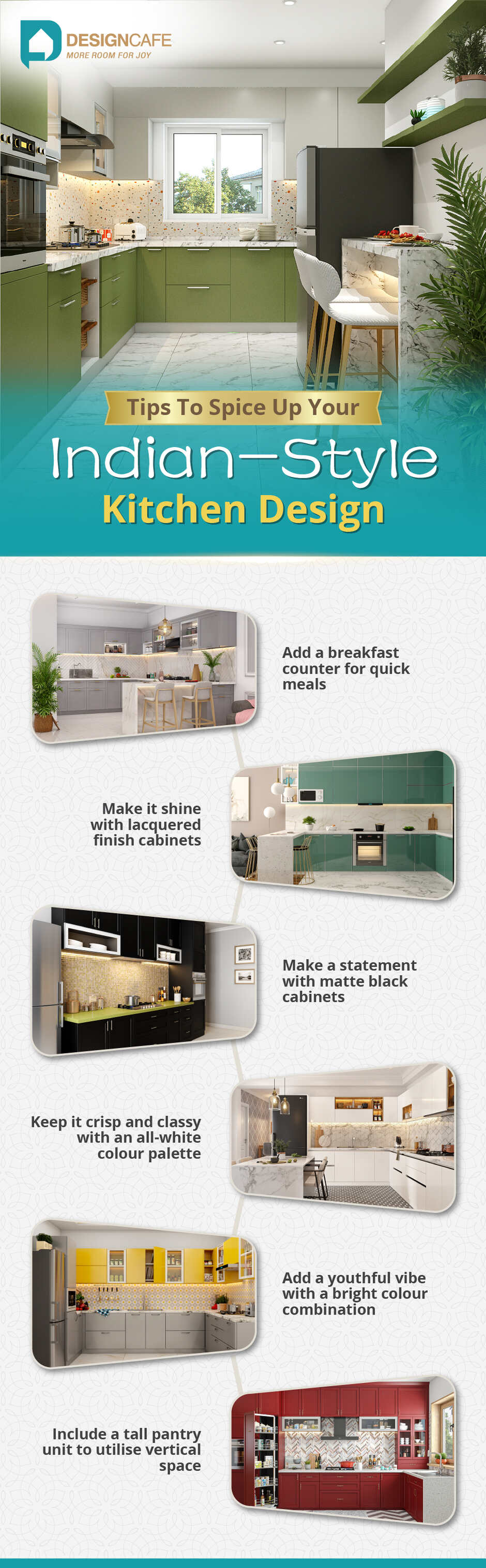 Tips for adding some personality to your Indian-style kitchen design