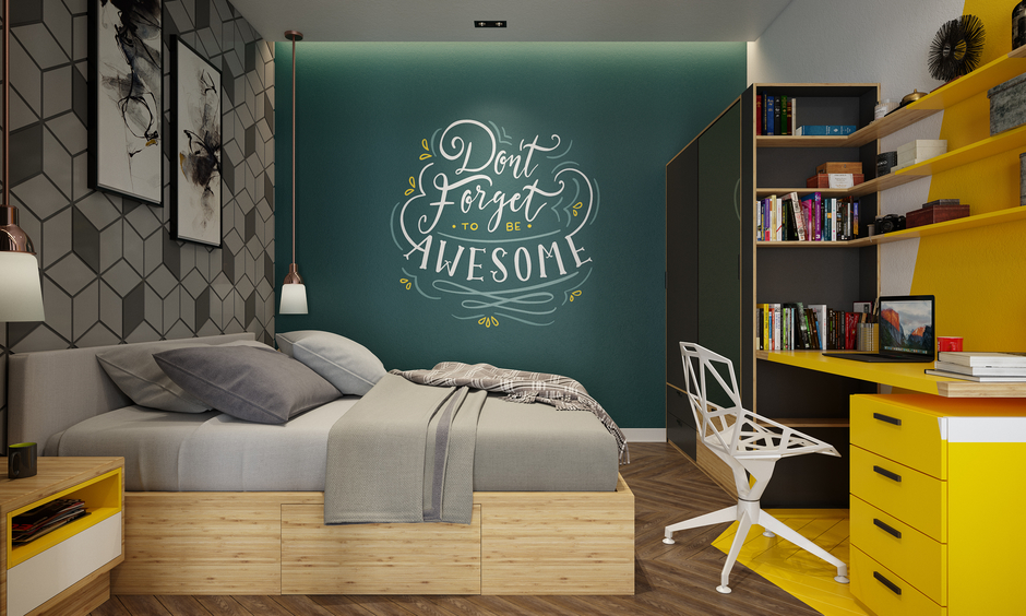 Particle boards for bedroom materials made by wooden panels used for wall partitions, false ceilings, shelves and study desks