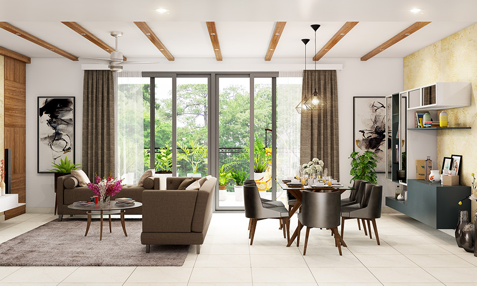 Types of false ceiling with wooden design for rustic lovers with a mix of pop and wood