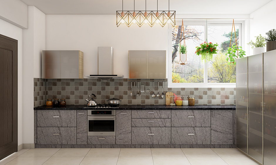 Kitchen wardrobe modern designs with cupboard maximise storage and allow the space to remain uncluttered.