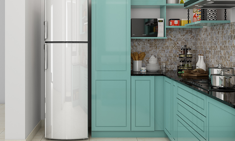 Recessed glass kitchen cabinet doors which are suited for modern as well as classic kitchen cabinet designs