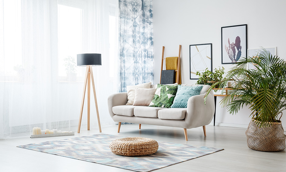 Shibori living room curtains are simply breathtaking