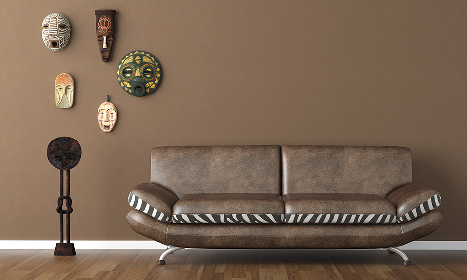 Colors that go with brown for areas like living rooms, dining areas