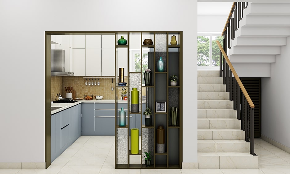 Decorative kitchen partition ideas with fiber or iron-based decorative kitchen partition