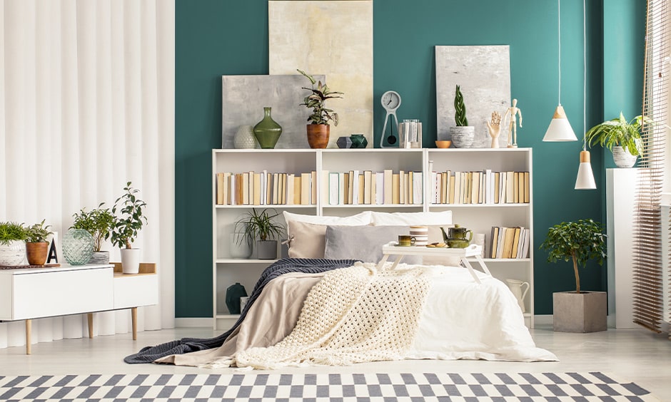 Girls bedroom colours with green adds natural freshness to a space