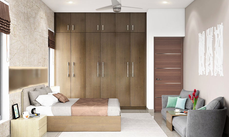 Wardrobe vastu complaint made of iron and wood and not of marble