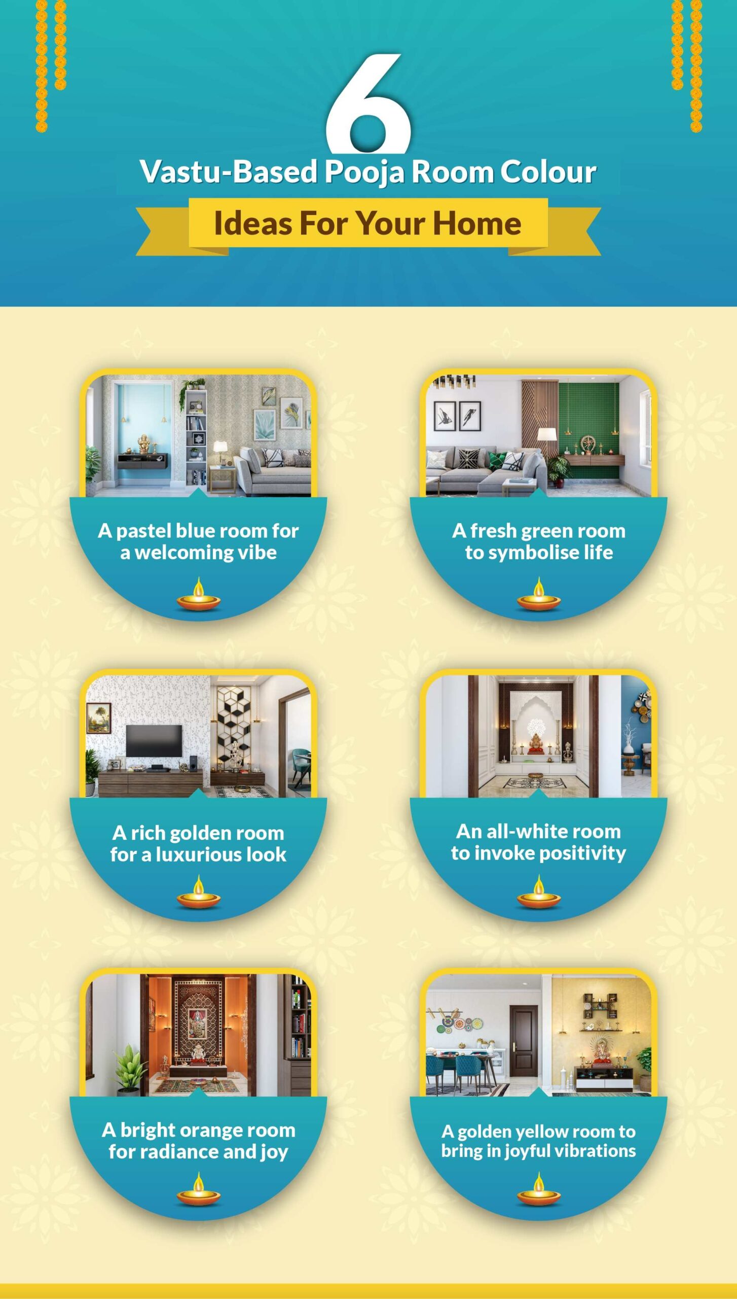 6 Vastu-based pooja room colour ideas for your home