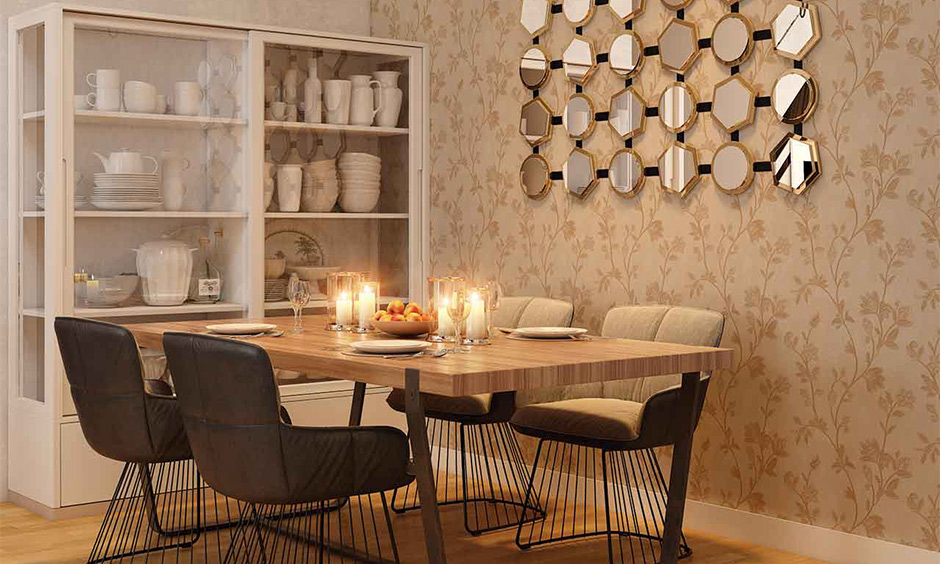 Infuse the beauty of wooden industrial dining table into your modern dining room