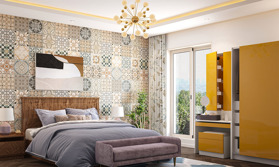Home decorating trends for 2022, go for nature-inspired patterns and prints to bring the outdoors into your bedroom