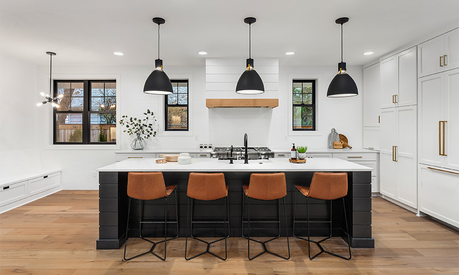 Kitchen island dimensions with seating for 4