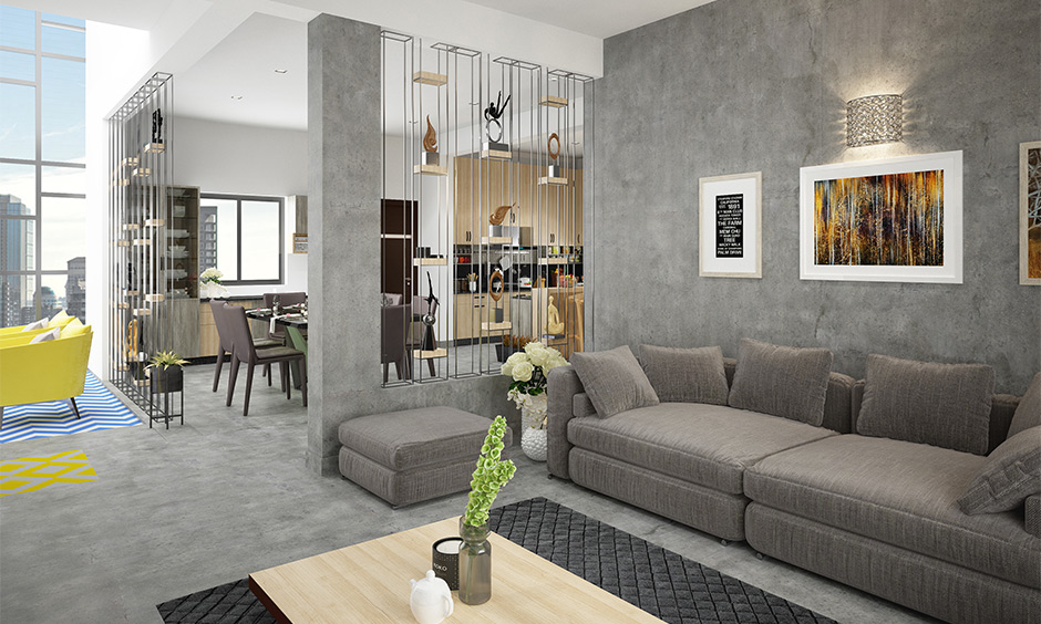 A living room rug in a classy finish and iconic design