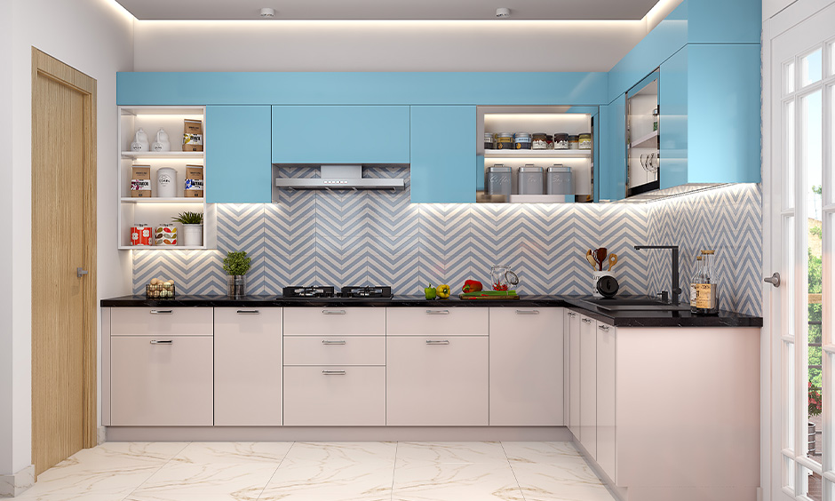 Ergonomic kitchen design keeping user height in mind