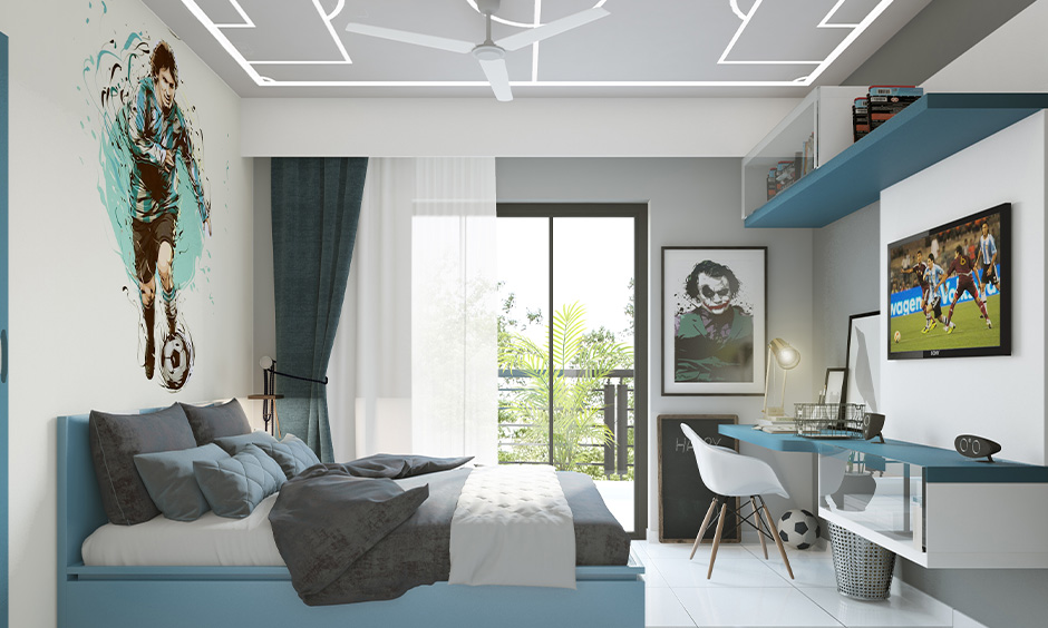 Lighting for bedroom PVC false ceiling design