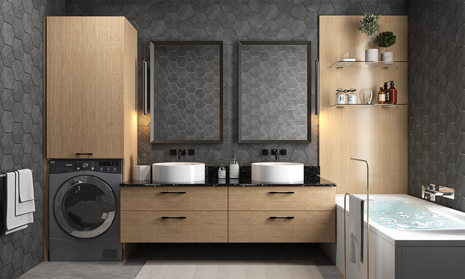 Organise bathroom essentials with drawers for vanity storage
