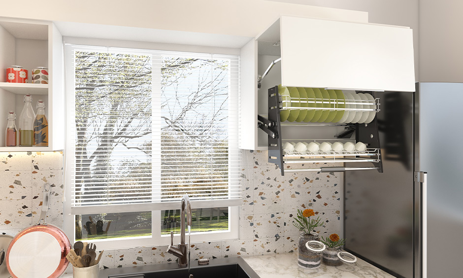 Install ergonomic modular kitchen cabinets