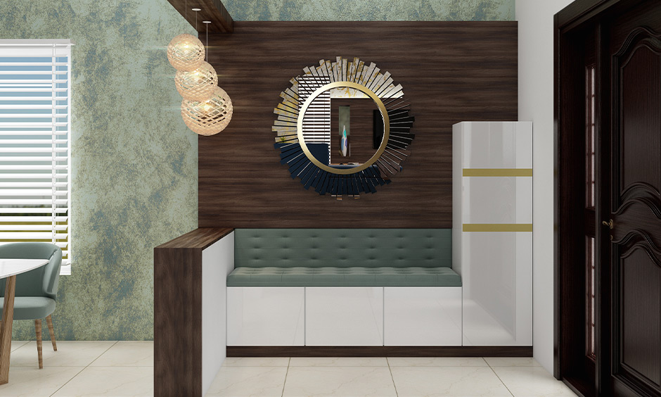 Mini Sofa At The Entryway