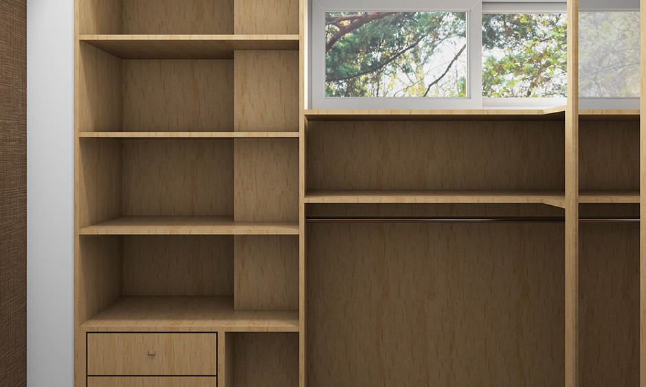 Multi-level open wardrobe design