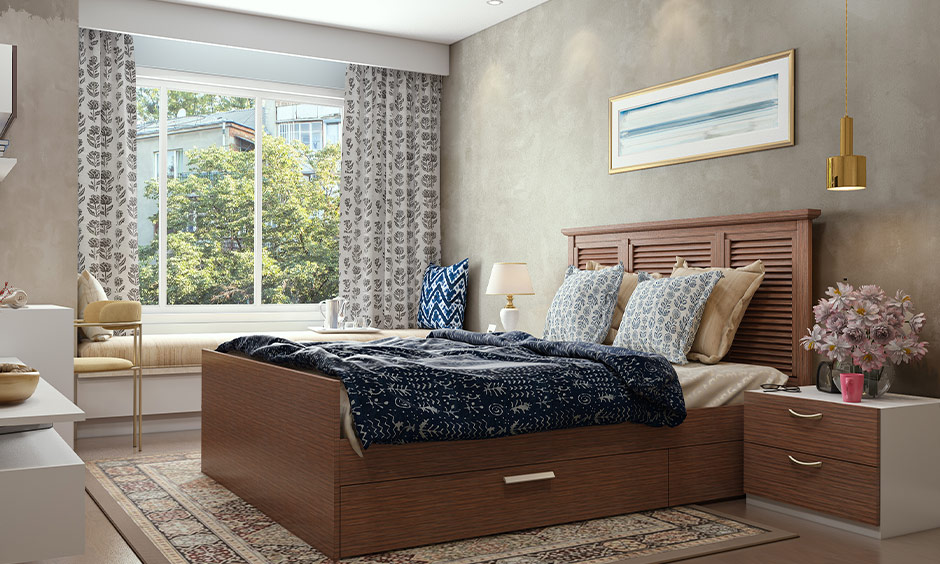 Right colour choices to make bedroom look bigger