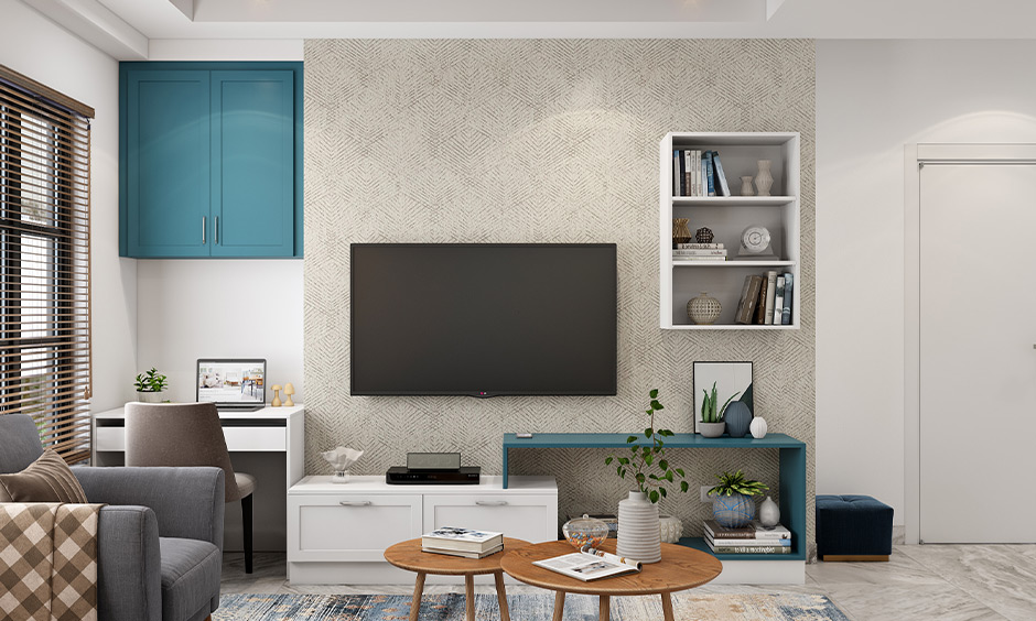 Right choices of colours to make a living room look bigger