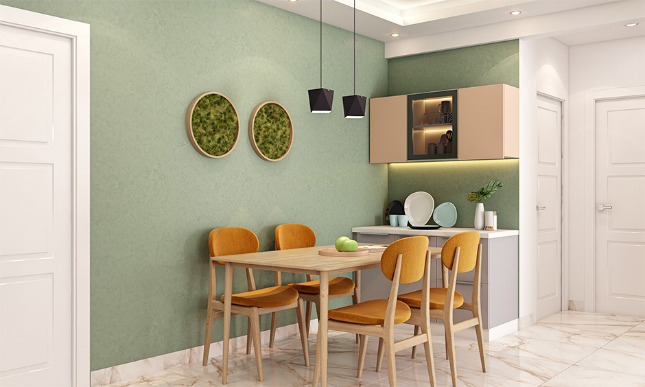 European-style house interior in India adds a cosy atmosphere with a warmer colour