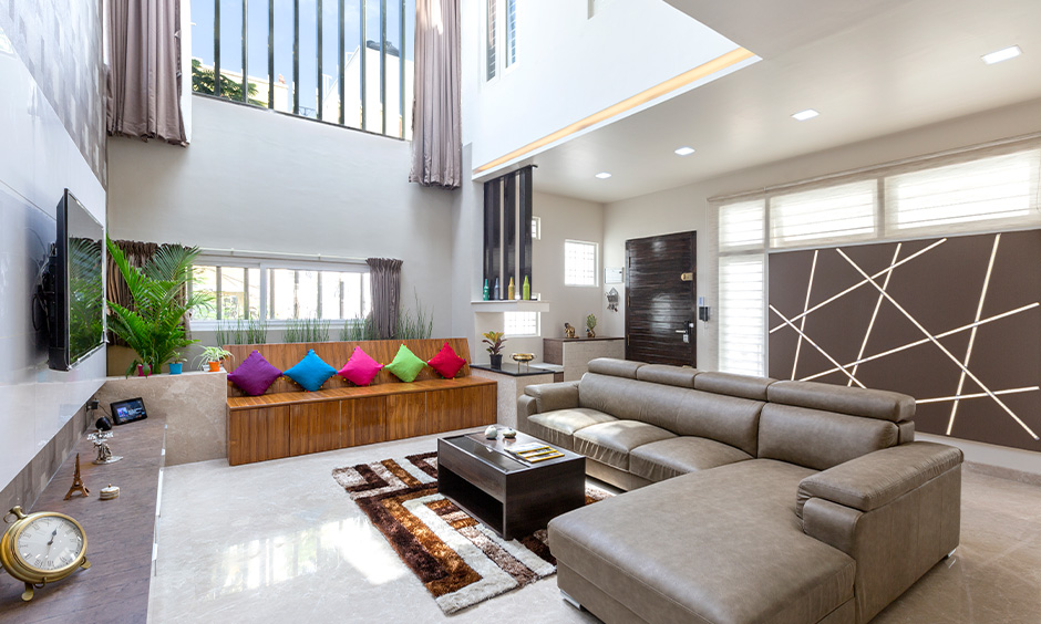 Floor carpet tiles for your living room