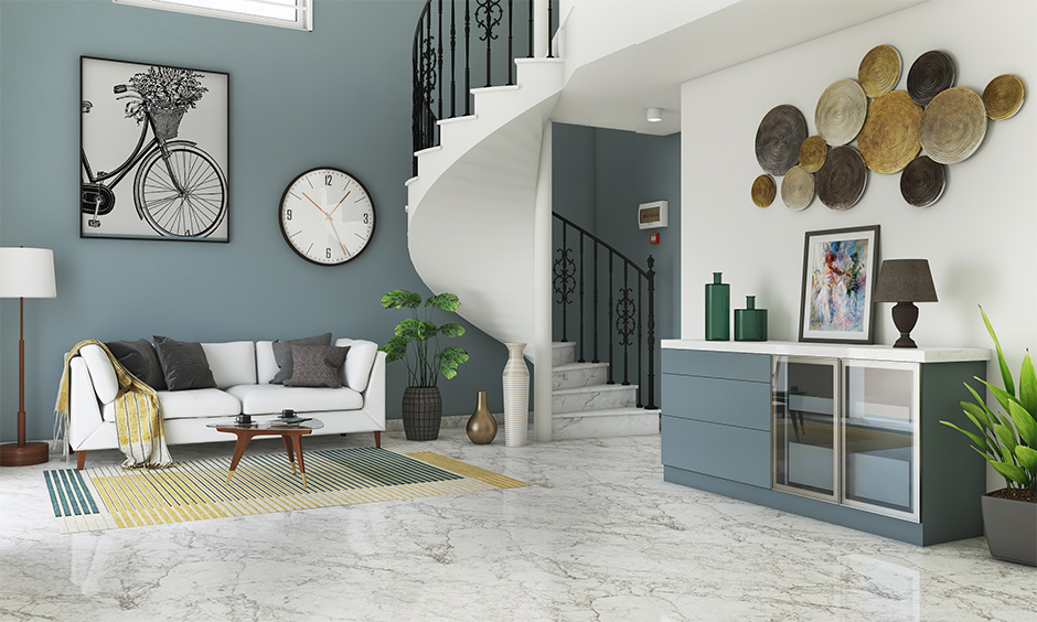 Marble stairs grill design that exudes radiant opulence and strength