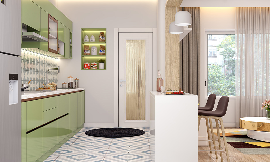 Small kitchen furniture which is functional and space saving