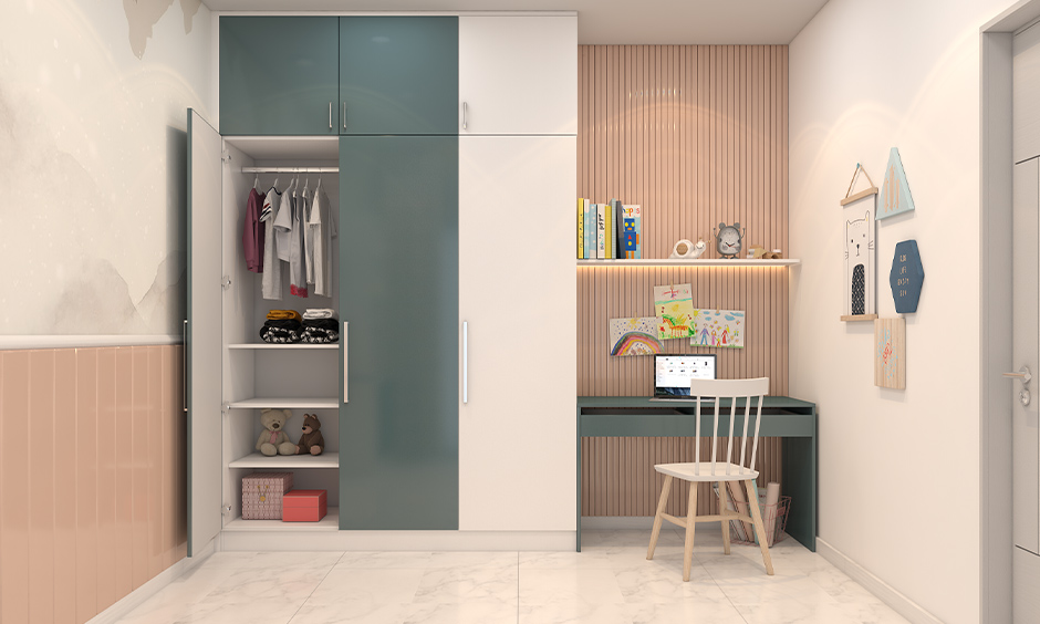 Study table design for small room which is perfect for kids