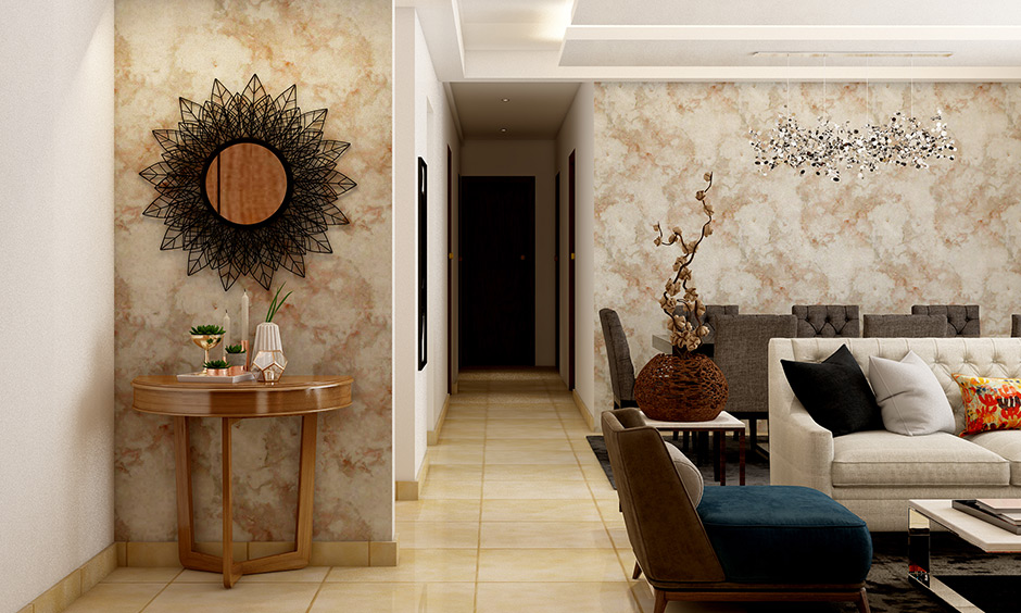Console table designs for entryways which are compact and stylish