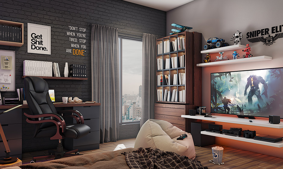 Game room decor ideas in the comfort of your bedroom
