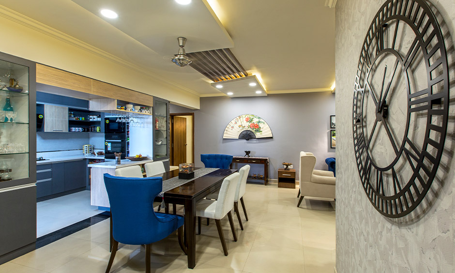 Kitchen table with ample seating is ideal for homes with plenty of space