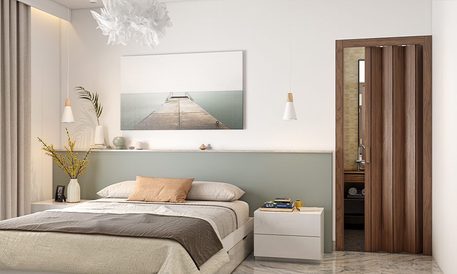 Pocket-friendly plastic bathroom sliding door to add jazz to the space