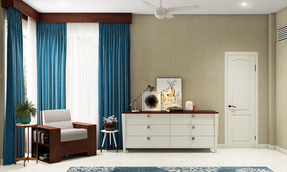 Simple wooden chair design inspired by the Scandinavian style and has sharp edges and light-coloured wood