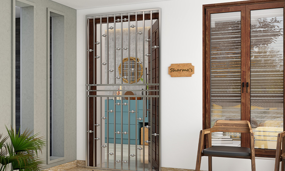 Steel metal safety door designs which are low-maintenance