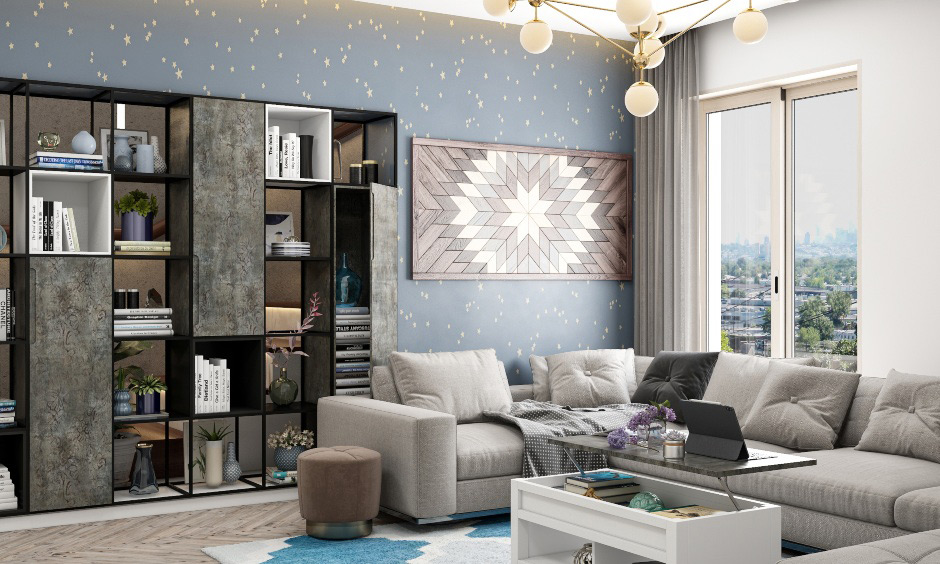 Versatile living room storage cabinets for hiding away items
