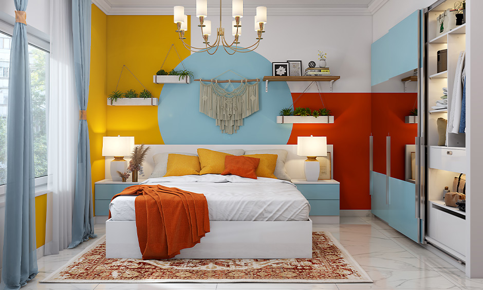 Aesthetic room decor which includes succulents for a boho vibe