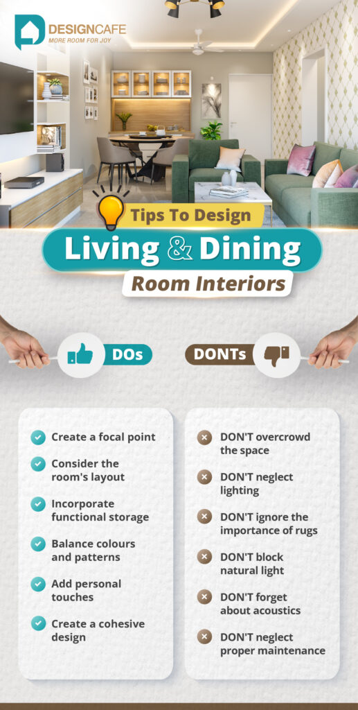 tips to design living and dining room