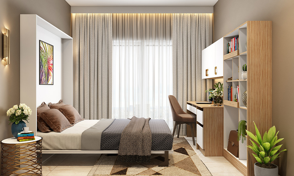 Aesthetic room decor which has calming earthy tones