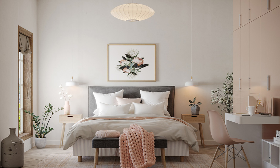 Modern interior design for bedroom for a blissful and inviting space