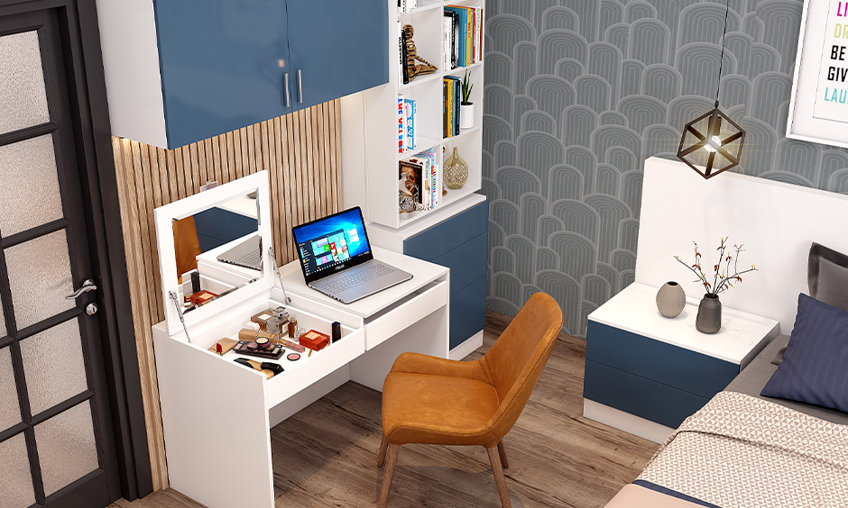 Aesthetic room decor with multifunctional furniture for a trendy look