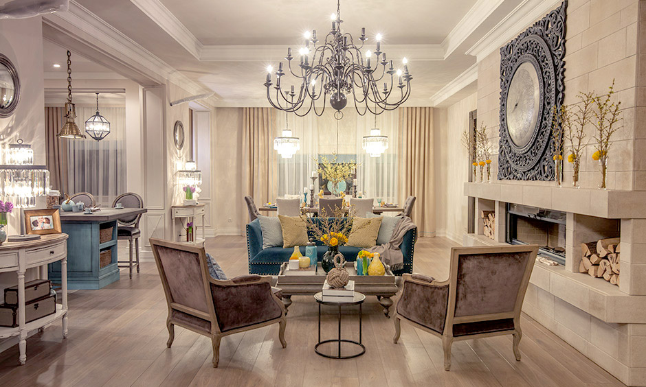 Vintage heritage furniture which uses muted colours like beige and off-white