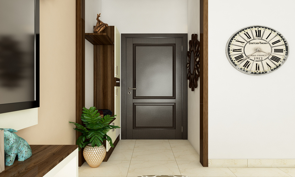 Entryway front door laminate design which offers high durability