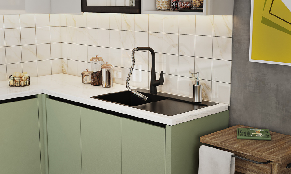 Multi-purpose pull-out kitchen tap design which is functional and versatile