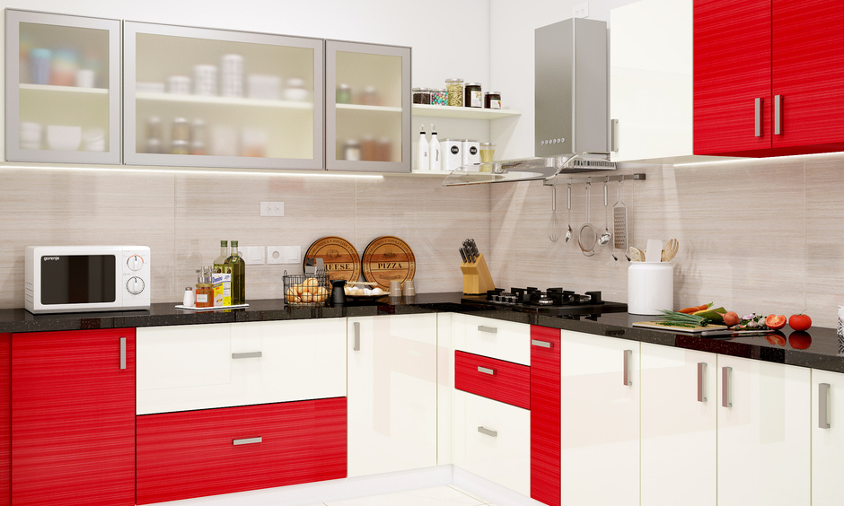 PVC material for kitchen cabinets is a economical choice for the kitchen