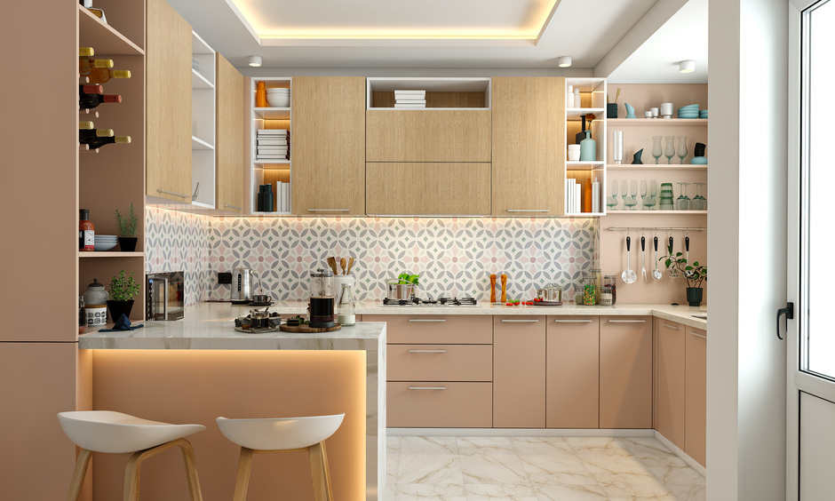 Soft-hued moroccan style kitchen tiles which are of premium quality