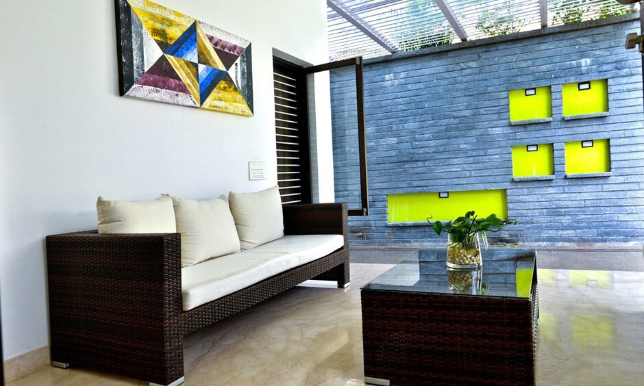 Brick design wall tiles for patio