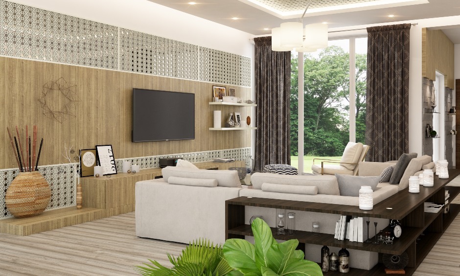 Minimalist small drawing room to create calmness and openness